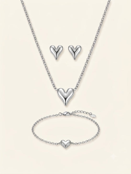 Puffy Heart 3-Piece Set