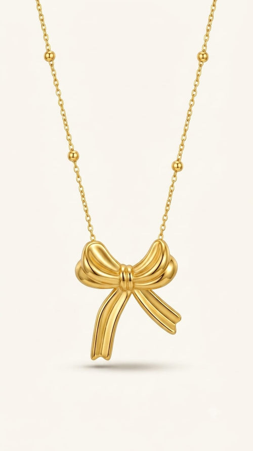 Bow Pendant Necklace