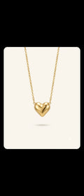 Heart Pendant Necklace in gold – Hooré