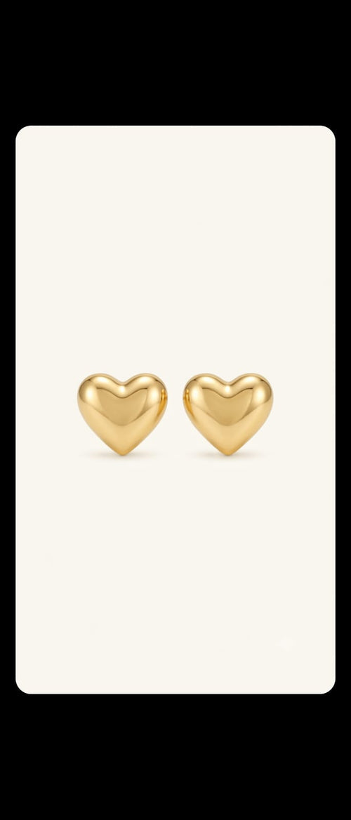 Heart Stud Earrings