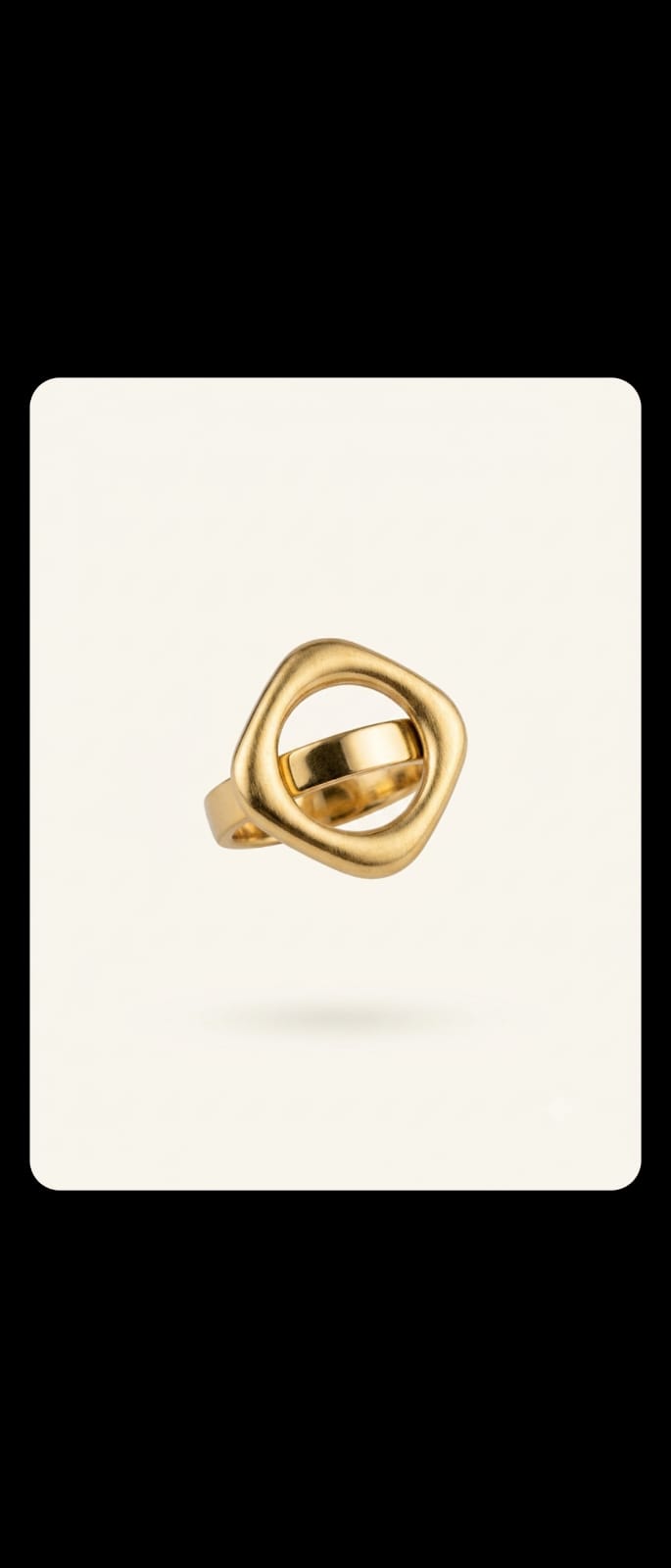 Wavy Circle Ring – Hooré