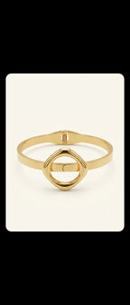 Wavy Circle Bangle – Hooré
