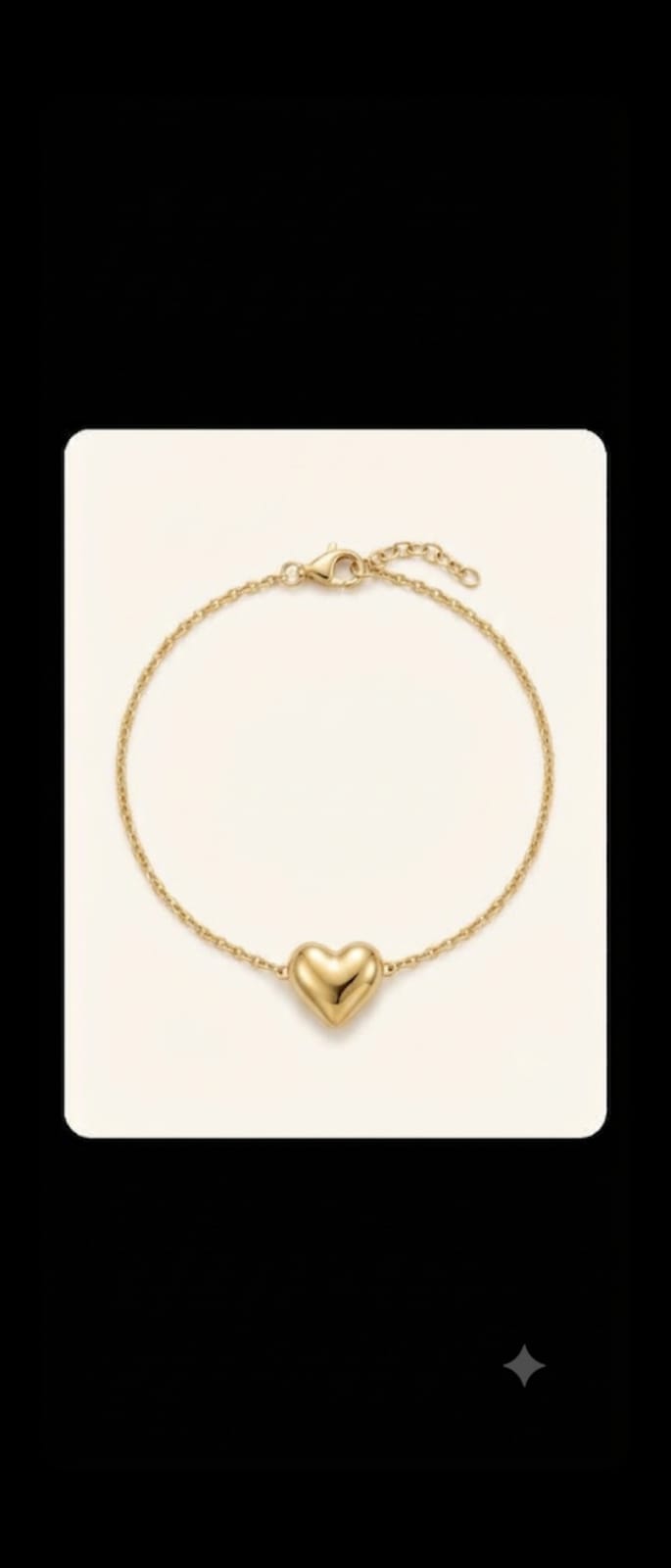 PUFFY HEART BRACELET