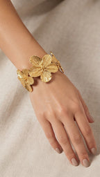 Floral Cuff Bracelet